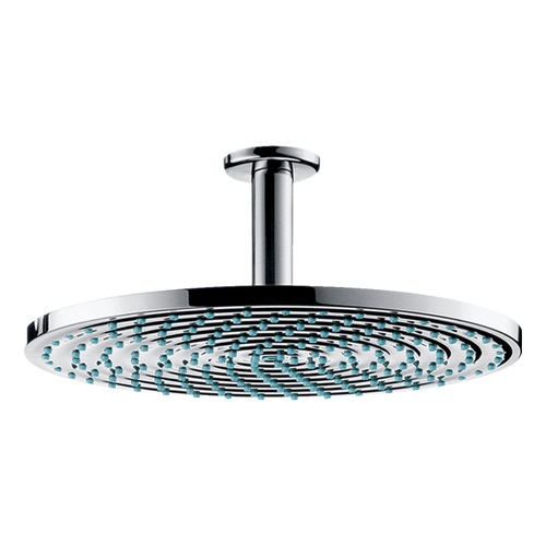 Immagine di Hansgrohe RAINDANCE S soffione doccia 300, 1 jet, con connessione soffitto, finitura cromo 27494000