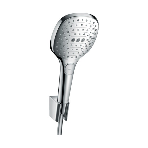 Immagine di Hansgrohe RAINDANCE SELECT E set supporto doccia 120, 3 jet, con flessibile doccia 160 cm, finitura cromo 26720000