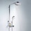 Immagine di Hansgrohe RAINDANCE SELECT E showerpipe 200, 3 jet, con Showertablet select 300, finitura cromo 27127000