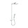 Hansgrohe RAINDANCE SELECT E showerpipe 300, 2 jet, EcoSmart 9 l/min, con ShowerTablet select 300, finitura cromo e bianco 27283400