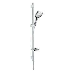 Immagine di Hansgrohe RAINDANCE SELECT E set doccia 150, 3 jet, con asta doccia 90 cm e portasapone, finitura cromo 27857000