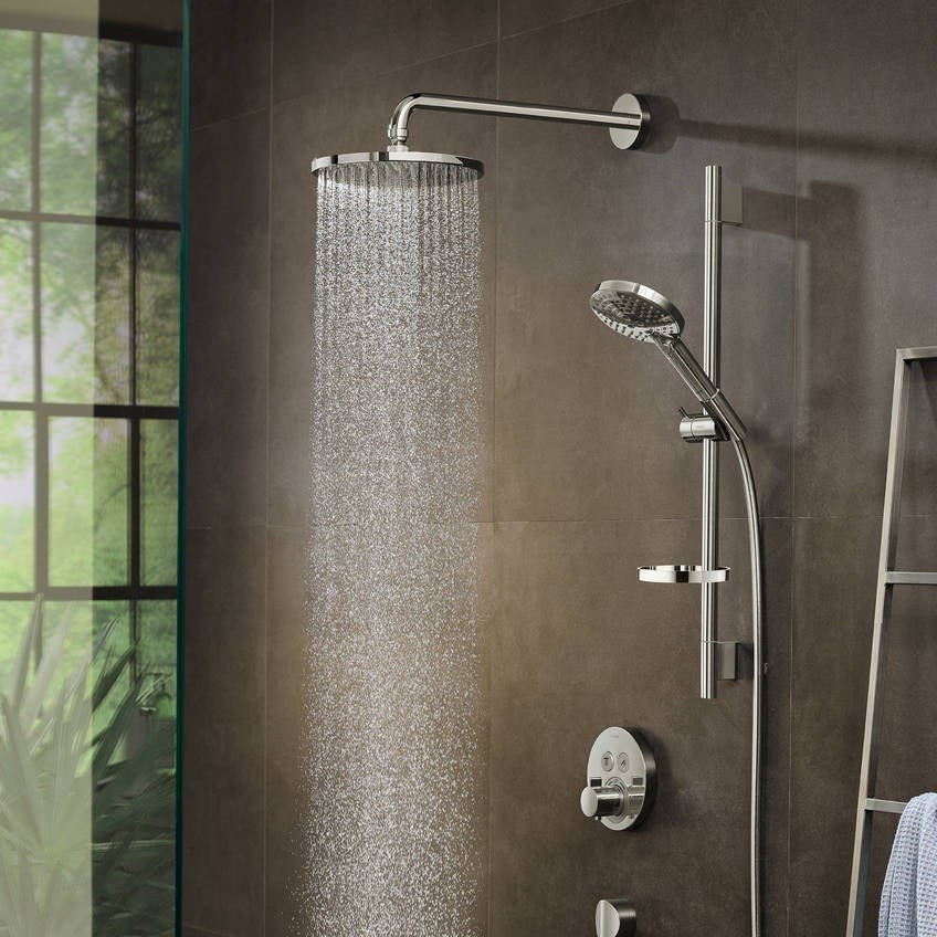 Immagine di Hansgrohe RAINDANCE SELECT S doccetta 120, 3 jet, PowderRain, finitura cromo 26014000