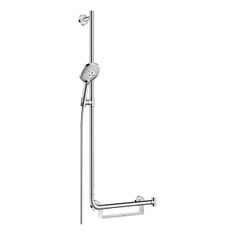 Immagine di Hansgrohe RAINDANCE SELECT S set doccia 120, 3 jet, con asta doccia 110 cm a sinistra, finitura cromo 26324000