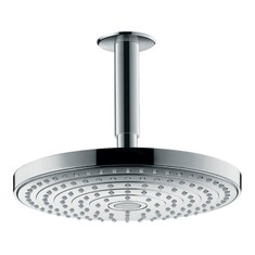 Immagine di Hansgrohe RAINDANCE SELECT S soffione doccia 240, 2 jet, con connessione soffitto, finitura cromo 26467000