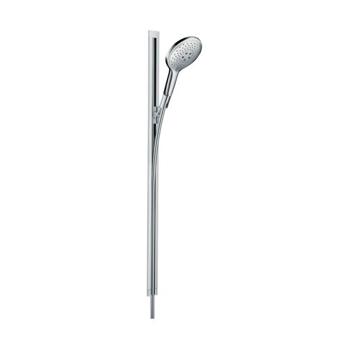 Immagine di Hansgrohe RAINDANCE SELECT S set doccia 150, 3 jet, con asta doccia 90 cm, finitura cromo e bianco 26626400