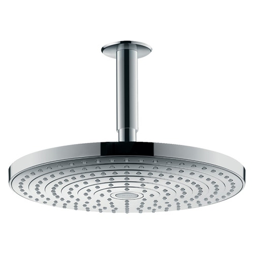 Immagine di Hansgrohe RAINDANCE SELECT S soffione doccia 300, 2 jet, con connessione soffitto, finitura cromo 27337000