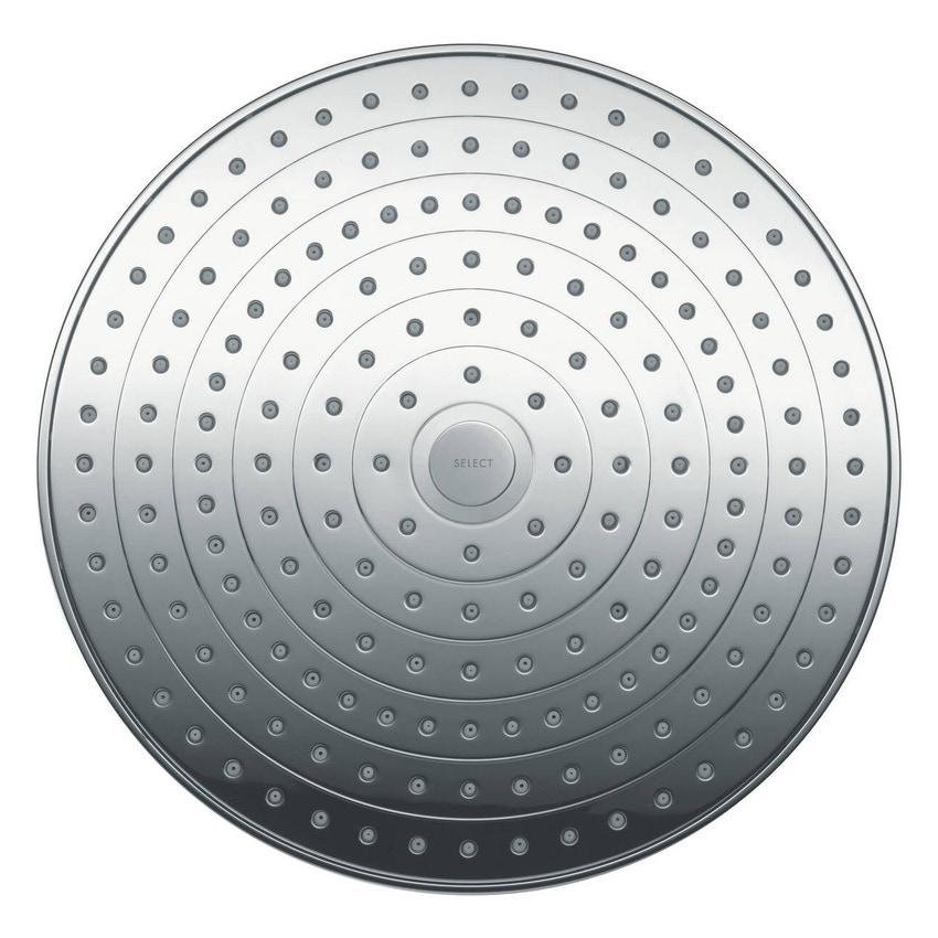 Immagine di Hansgrohe RAINDANCE SELECT S soffione doccia 300, 2 jet, con connessione soffitto, finitura cromo 27337000