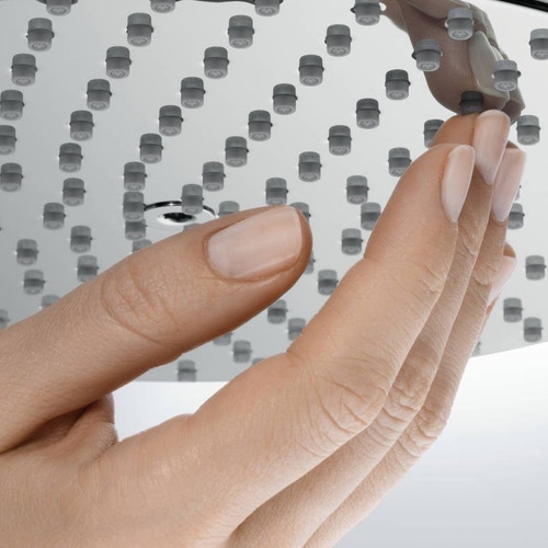 Immagine di Hansgrohe RAINDANCE SELECT S soffione doccia 240, 1 jet PowdeRain, con connessione soffitto, finitura cromo 27620000