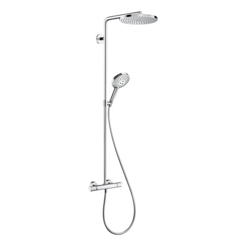 Immagine di Hansgrohe RAINDANCE SELECT S showerpipe 240, 1 jet PowderRain, con termostatico, finitura cromo 27633000