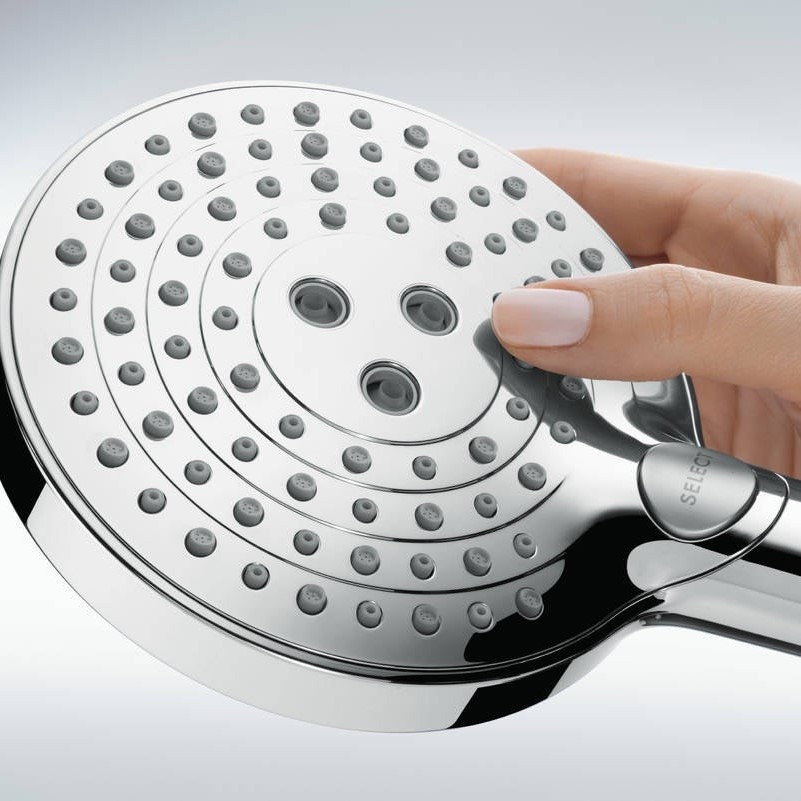 Immagine di Hansgrohe RAINDANCE SELECT S showerpipe 240, 1 jet PowderRain, con termostatico, finitura cromo 27633000