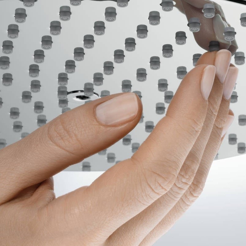 Immagine di Hansgrohe RAINDANCE SELECT S showerpipe 240, 1 jet PowderRain, con termostatico, finitura cromo 27633000