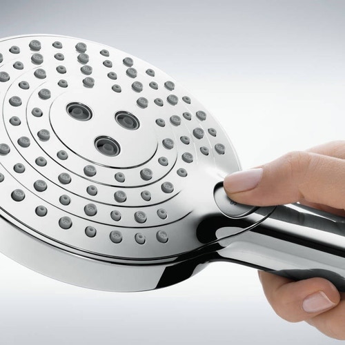 Immagine di Hansgrohe RAINDANCE SELECT S set doccia 120, 3 jet, PowderRain con asta doccia 90 cm, finitura cromo 27667000