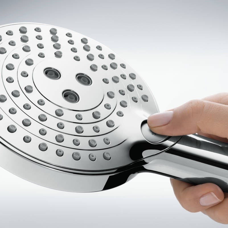 Immagine di Hansgrohe RAINDANCE SELECT S set supporto doccia 120 3jet P con flessibile doccia 160 cm finitura cromo 27668000