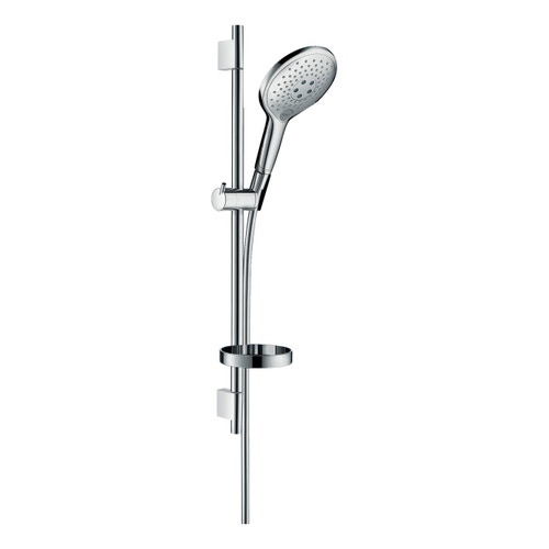 Immagine di Hansgrohe RAINDANCE SELECT S set doccia 150, 3 jet, con asta doccia 65 cm e portasapone, finitura cromo 27802000