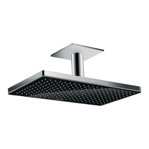 Hansgrohe 24002600 RAINMAKER SELECT soffione doccia 460, 1 jet, con  connessione soffitto, finitura cromo e nero