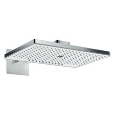 Immagine di Hansgrohe RAINMAKER SELECT soffione doccia 460, 3 jet, con braccio doccia, finitura cromo e bianco 24007400