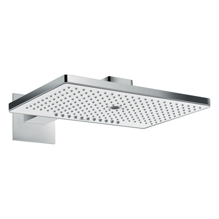 Immagine di Hansgrohe RAINMAKER SELECT soffione doccia 460, 3 jet, con braccio doccia, finitura cromo e bianco 24007400