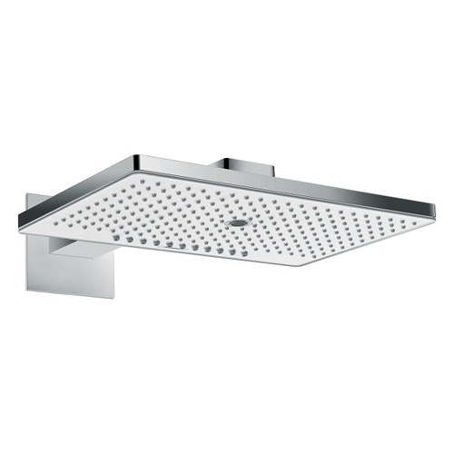 Immagine di Hansgrohe RAINMAKER SELECT soffione doccia 460, 3 jet, con braccio doccia, finitura cromo e bianco 24007400