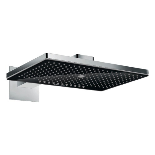 Immagine di Hansgrohe RAINMAKER SELECT soffione doccia 460, 3 jet, con braccio doccia, finitura cromo e nero 24007600
