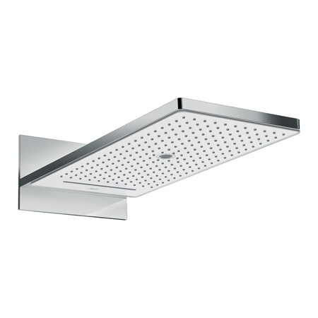 Immagine di Hansgrohe RAINMAKER SELECT soffione doccia 580, 3 jet, EcoSmart 9 l/min, finitura cromo e bianco 24011400