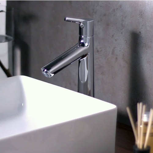 Immagine di Hansgrohe TALIS S miscelatore monocomando lavabo 190, con scarico, finitura cromo 72031000