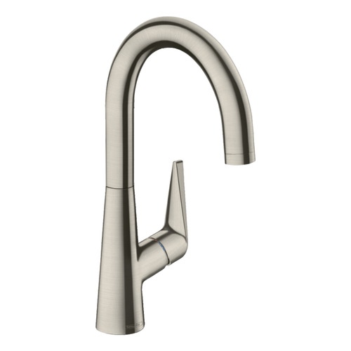 Immagine di Hansgrohe TALIS S miscelatore cucina monocomando 220, finitura acciaio inox 72814800