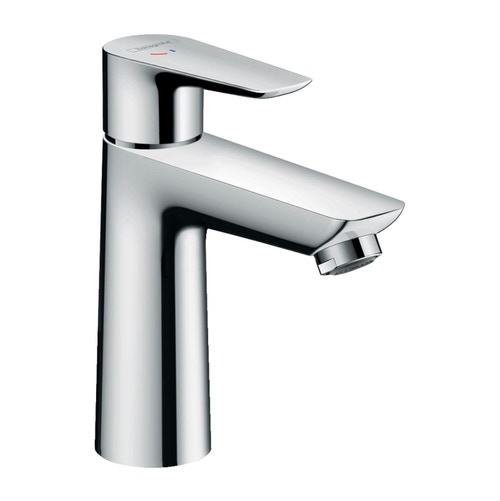 Immagine di Hansgrohe TALIS E miscelatore monocomando lavabo 110, CoolStart, con salterello, con scarico, finitura cromo 71713000