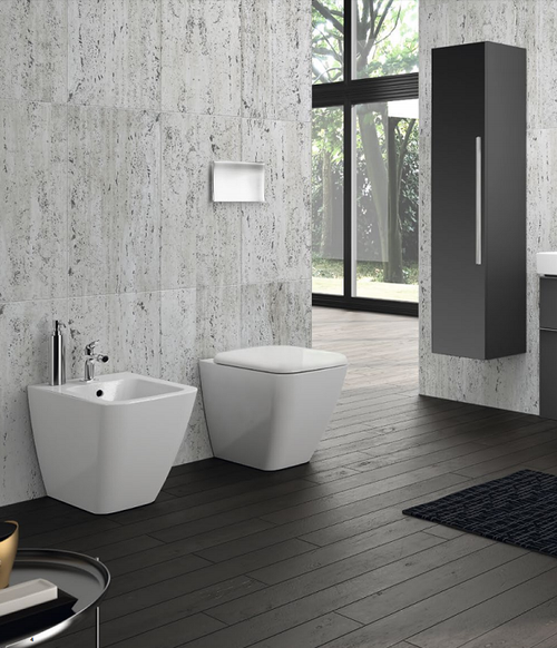 Immagine di Pozzi Ginori Metrica bidet per allacciamento acqua interno, bianco 79251000