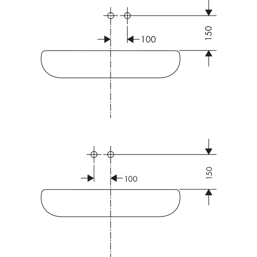 Immagine di Hansgrohe TALIS E miscelatore monocomando lavabo, ad incasso, a parete, con bocca erogazione 16.5 cm, finitura cromo 71732000