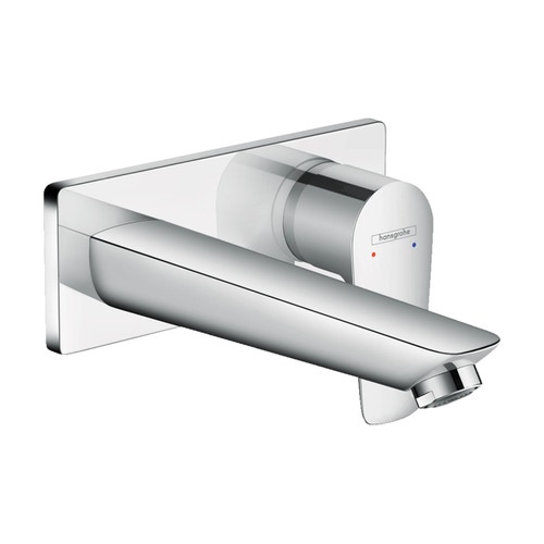 Immagine di Hansgrohe TALIS E miscelatore monocomando lavabo, ad incasso, a parete, con bocca erogazione 16.5 cm, finitura cromo 71732000
