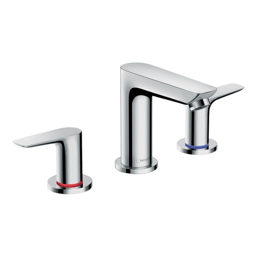 Immagine di Hansgrohe TALIS E rubinetteria 3 fori lavabo, con salterello, finitura cromo 71733000