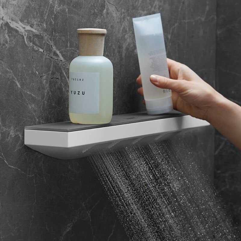 Immagine di Hansgrohe RAINFINITY doccia spalle 500, 1 jet, mensola, finitura cromo 26243000