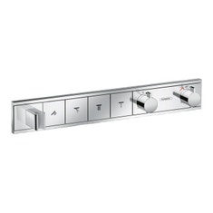 Immagine di Hansgrohe RAINSELECT miscelatore termostatico ad incasso, per 4 utenze, finitura cromo 15357000