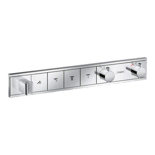 Immagine di Hansgrohe RAINSELECT miscelatore termostatico ad incasso, per 4 utenze, finitura cromo 15357000