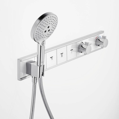 Immagine di Hansgrohe RAINSELECT miscelatore termostatico ad incasso, per 4 utenze, finitura cromo 15357000