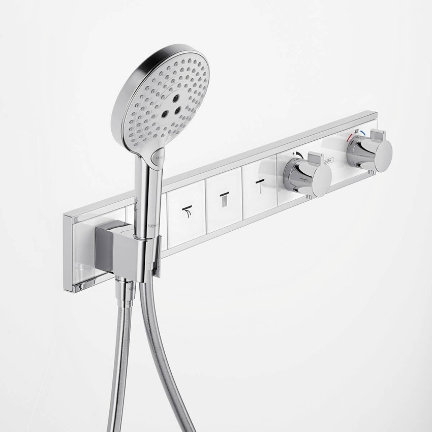Immagine di Hansgrohe RAINSELECT miscelatore termostatico ad incasso, per 4 utenze, finitura cromo 15357000