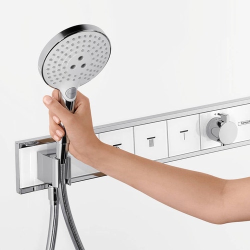 Immagine di Hansgrohe RAINSELECT miscelatore termostatico ad incasso, per 4 utenze, finitura cromo 15357000