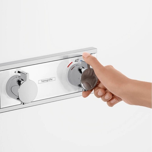 Immagine di Hansgrohe RAINSELECT miscelatore termostatico ad incasso, per 4 utenze, finitura cromo 15357000