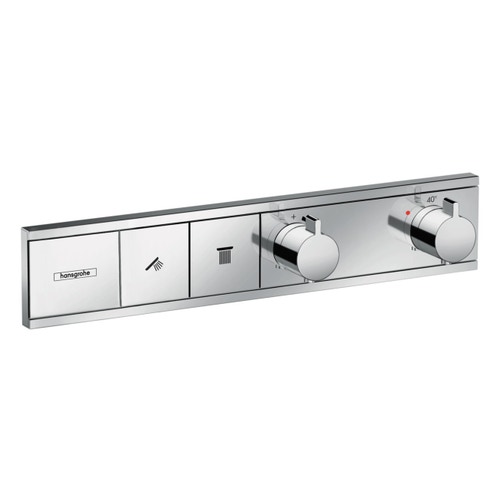 Immagine di Hansgrohe RAINSELECT miscelatore termostatico ad incasso, 2 utenze, finitura cromo 15380000