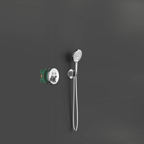Immagine di Hansgrohe RAINDANCE S sistema doccia 240, 1 jet, PowderRain, con ShowerSelect S, finitura cromo 27951000
