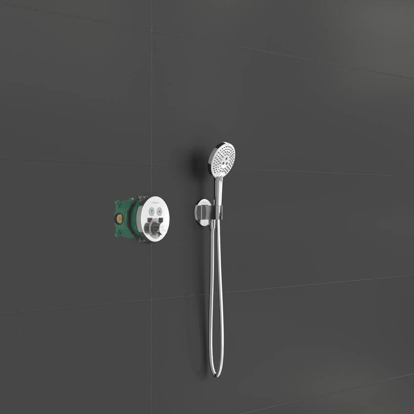 Immagine di Hansgrohe RAINDANCE S sistema doccia 240, 1 jet, PowderRain, con ShowerSelect S, finitura cromo 27951000