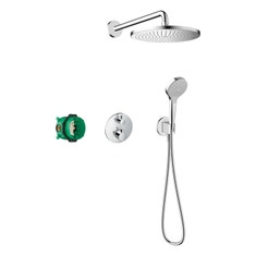 Immagine di Hansgrohe CROMA sistema doccia 280, 1 jet, con Ecostat S, finitura cromo 27954000