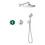 Immagine di Hansgrohe CROMA sistema doccia 280, 1 jet, con Ecostat S, finitura cromo 27954000