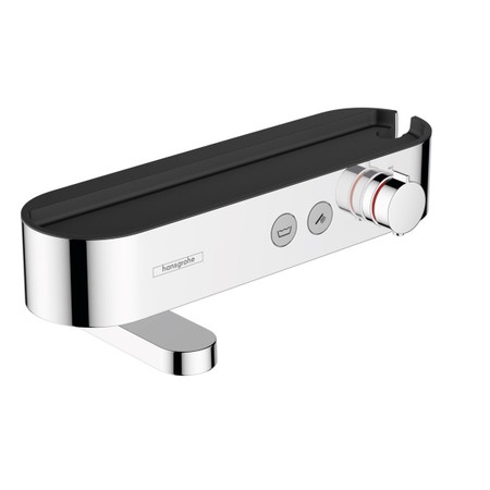 Immagine di Hansgrohe SHOWERTABLET SELECT miscelatore termostatico vasca 400, esterno, finitura cromo 24340000