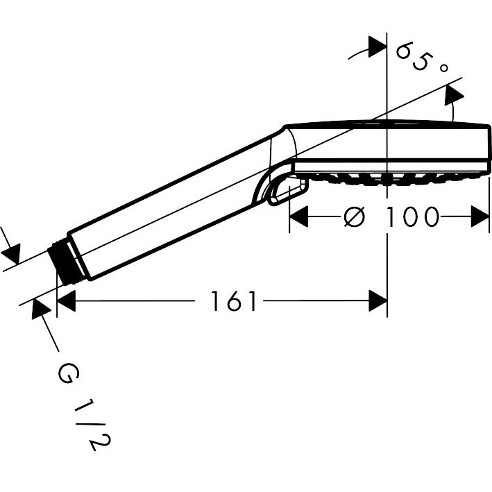 Immagine di Hansgrohe CROMETTA E sistema doccia 240, 1 jet, con miscelatore monocomando, finitura cromo 27957000