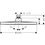 Immagine di Hansgrohe CROMETTA S sistema doccia 240, 1 jet, con miscelatore monocomando, finitura cromo 27958000