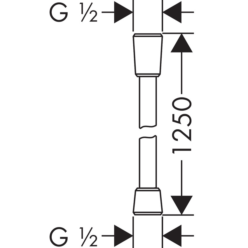 Immagine di Hansgrohe CROMETTA S sistema doccia 240, 1 jet, con miscelatore monocomando, finitura cromo 27958000