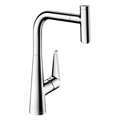 Immagine di Hansgrohe M51 miscelatore cucina monocomando 300, con bocca d'erogazione estraibile, finitura cromo 72821000