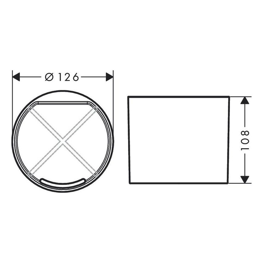 Immagine di Hansgrohe WALLSTORIS portaspazzolini, colore bianco finitura opaco 27921700