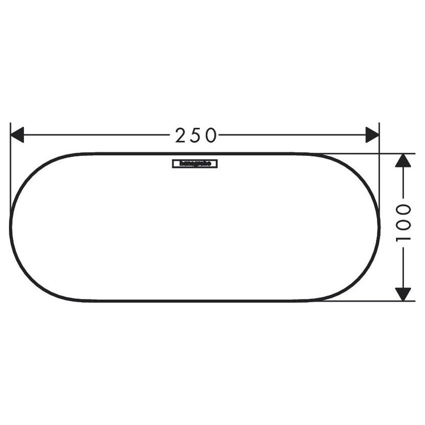 Immagine di Hansgrohe WALLSTORIS coperchio per cestino, colore bianco finitura opaco 27925700